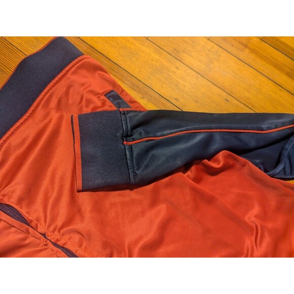 FC Barcelona FCB Large Jacket Zip-up Warm-up Mock Neck Size L Vintage - Picture 4 of 6